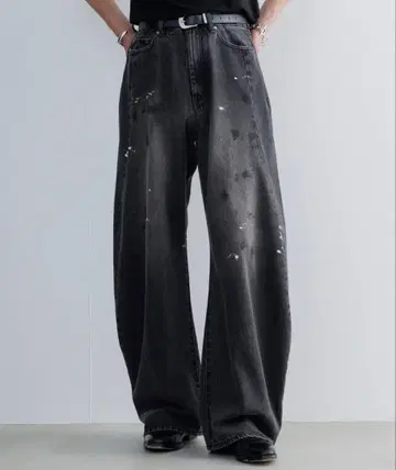 SINSS 배기 실루엣 데님 팬츠