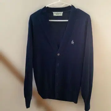 Munsingwear 네이비 가디건 얇은 소재 S