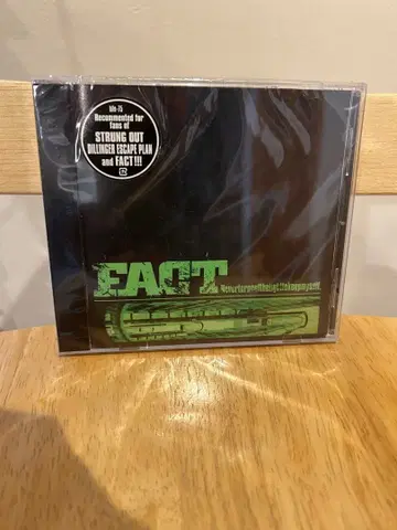 [ 미개봉품 ] FACT CD 초기 앨범 초레어