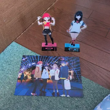 타카라다 리카 아스카가와 치세 아크릴 스탠드 세트 덤 포함