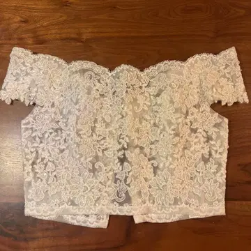 [새상품급] WITH A WHITE 웨딩 볼레로 9호 아르이즈 웨딩