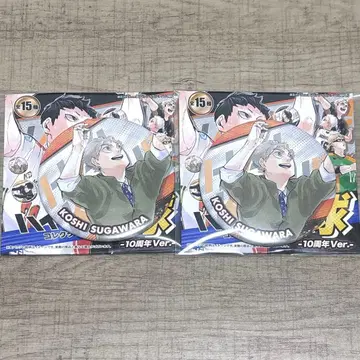 하이큐 캔뱃지 10주년 공 스가와라