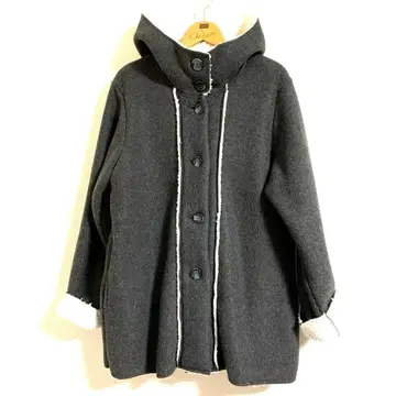 컨디션 최상 플리스 스코트 여성용 M~L 그레이 포근 후드 부착