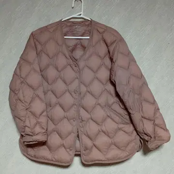 유니클로 울트라 라이트 다운 릴랙스 자켓 XL 2021년 모델 11 핑크