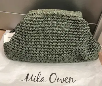 미라 오웬 모스민트 클러치백 미사용 새상품 택 포함