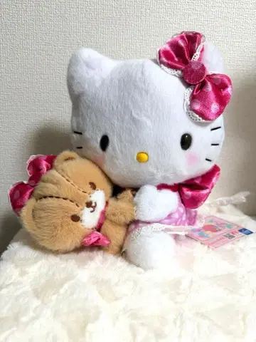 [ 새상품 ] 헬로키티 타이니참 페어 봉제 인형