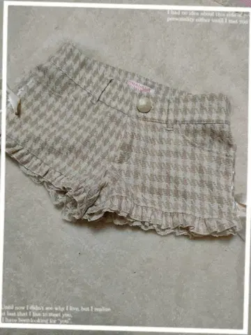 투라라 숏팬츠 레이스업 리본 프릴 히메 스타일 헤이세이 갸루