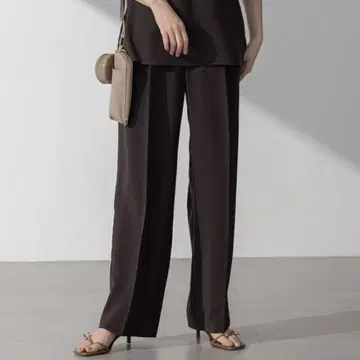 23구 스트레치 조젯 와이드 팬츠