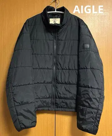 AIGLE 패딩 자켓 L 블랙 남녀 공용
