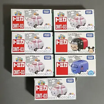 디즈니 모터스 츠무츠무 마리 미키마우스 스티치 7개 세트