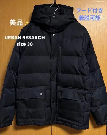 어반 리서치 다운 코트 사이즈 38 네이비 다크 네이비 새상품급