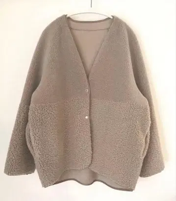 리버서블 보아 자켓 미사용품