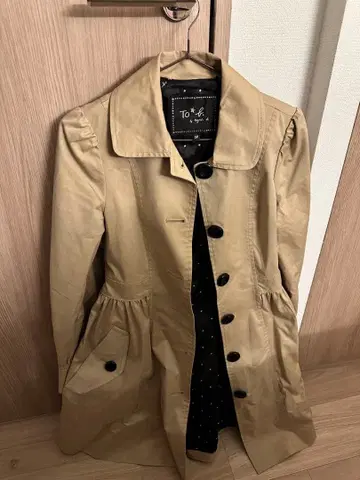 To b. 베이지 트렌치코트 38