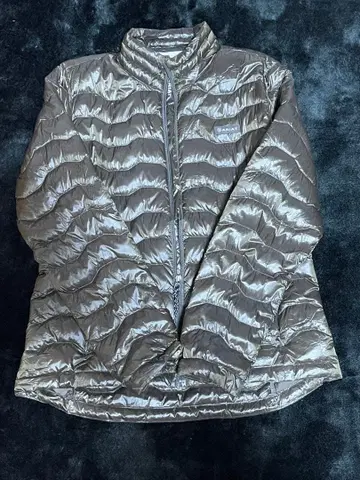 ARIAT 여성용 다운 자켓 광택 브라운 계열 L 사이즈 경량 방한