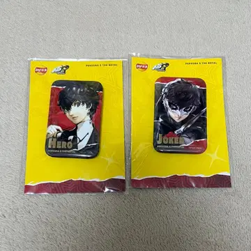 페르소나 P5R lay's 콜라보 중국 한정판 캔뱃지 주인공 조커