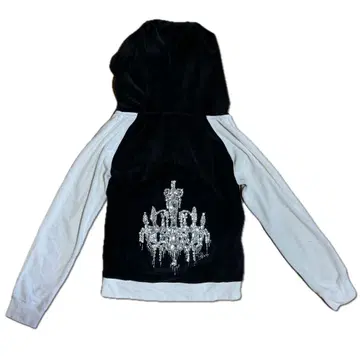 Rady 샹들리에 장식 후드티 네이비 후드 부착 집업 후드티