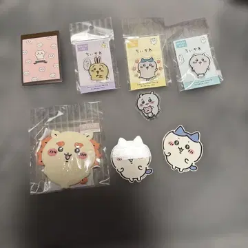 치이카와 아크릴 클립 씰 메모장 세트