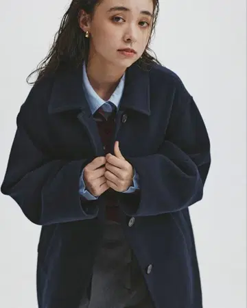 N. (N. Natural Beauty Basic) 스텐칼라 미디 코트