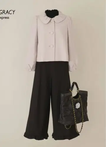 [ 새상품 ] 2025 금기 엠즈 그레이시 인스타 게재 리본 숏코트