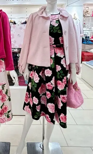 [ 새상품 ] 2025 신상 엠즈 그레이시 인스타 게재 리본 숏코트