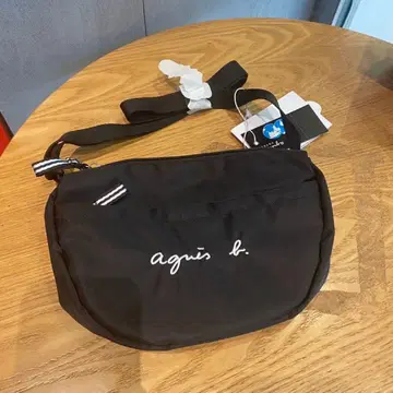 agnes b. 에네스베 앙팡 로고 미니백 숄더백