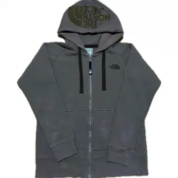 NORTHFACE 지퍼 후드티 브라운