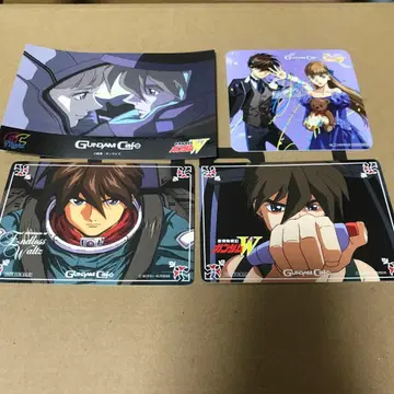 건담 카페 브로마이드 코스터 히이로 유이 건담W