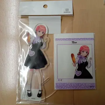 5등분의 신부 오사카 데이트 나카노 니노 아크릴 스탠드 아크릴 카드