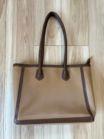 [A4 수납 가능] 레더 터치 심플 토트백