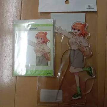 5등분의 신부 오사카 데이트 나카노 요츠바 아크릴 스탠드 아크릴 카드