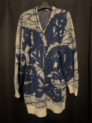 LAD MUSICIAN 21AW 꽃무늬 롱 가디건