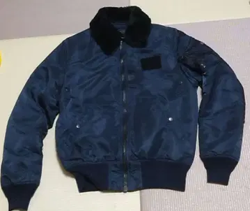 ALPHA 알파 B-15 플라이트 자켓 네이비 에어포스