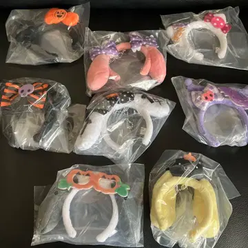 산리오 시크릿 미니 머리띠 볼체인 포함 8종류