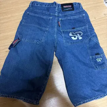 SOUTHPOLO 사우 데님 하프 팬츠