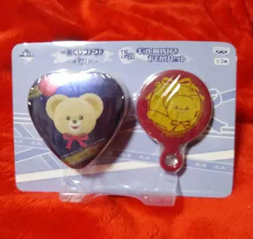 퍼퍼 하트 캔 & 거울 새상품 곰돌이