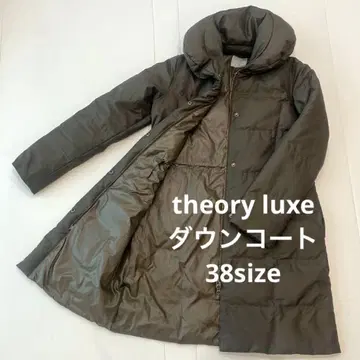 theory luxe 롱 다운 코트 38 다운90%