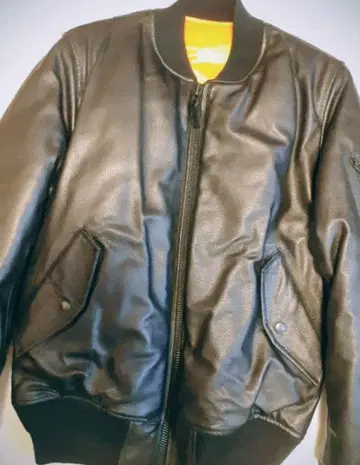 MA-1 가죽 자켓 천연 가죽 양가죽