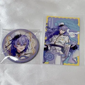 니지산지 호시미치 쇼 산리오 캔뱃지 사진풍 카드