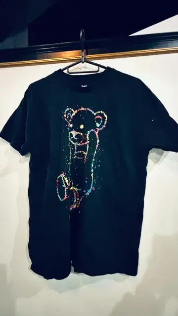 Design Tshirts Store graniph 컬러풀 베어 프린트