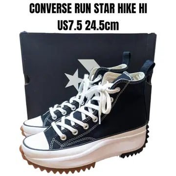 거의 미사용 CONVERSE 런스타 하이크 하이 한국 컨버스 24.5