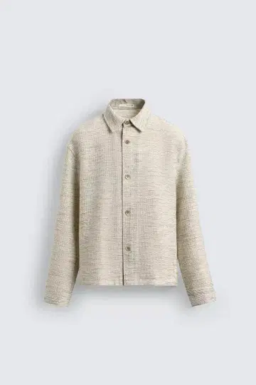 ZARA 대비 텍스처 소재 셔츠 자켓