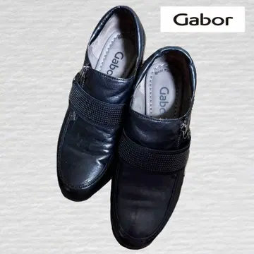 가보르(Gabor) 블랙 가죽 지퍼 부츠