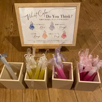 결혼식 드레스 색상 맞추기