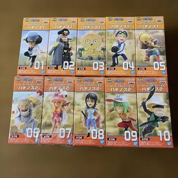 원피스 월드 컬렉터블 피규어-허니컴 1&2 전 10종 컴프 세트