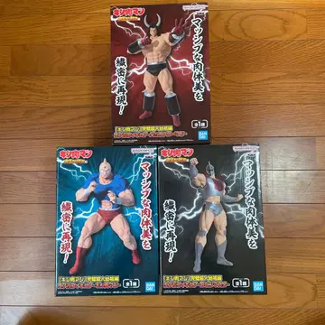 미개봉 근육맨 완벽 초인 시조편 리얼 피규어 3종 세트