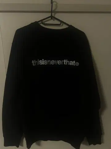 thisisneverthat 블랙 맨투맨 L