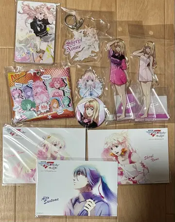 마크로스 캔뱃지 아크릴 스탠드 묶음 판매