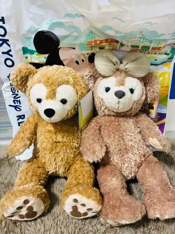 더피 셰리메이 봉제 인형 약 30cm Disney 세트