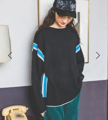 니코앤드 안티필링 라인 풀오버 M 사이즈