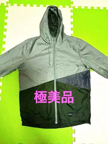 UNDER ARMOUR 겉옷 자켓 그레이/다크 그린 XL